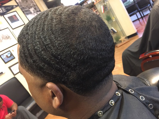 360 waves back view, deep and defined